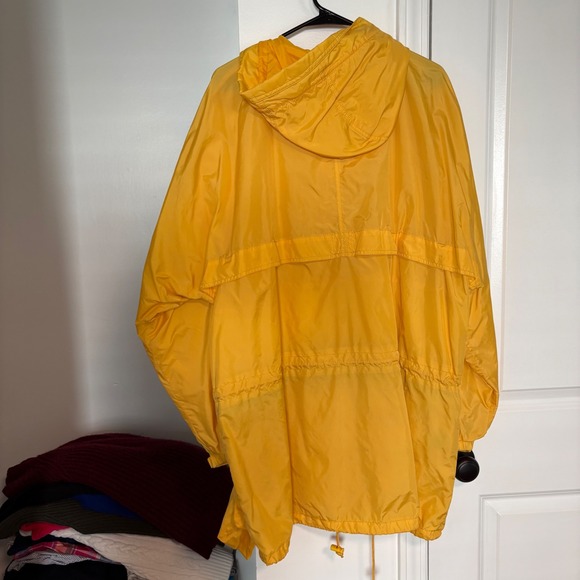 Vintage Eddie Bauer EBTEK Packable Parka Jacket Yellow Nylon Mens L/G Large - Picture 2 of 10